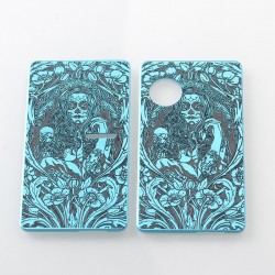 Authentic Rekavape Ghost Bride Front + Back Cover Panel Plate for dotMod dotAIO V2 Pod - Tiffany Blue, Aluminum Alloy