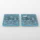 Authentic Rekavape Ghost Bride Front + Back Cover Panel Plate for dotMod dotAIO V2 Pod - Blue, Aluminum Alloy