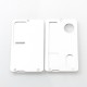 Authentic Rekavape Ghost Bride Front + Back Cover Panel Plate for dotMod dotAIO V2 Pod - Silver, Aluminum Alloy
