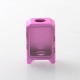 Monarchy Inverted Skull Style Boro Tank for SXK BB / Billet AIO Box Mod Kit - Pink, Aluminum Alloy