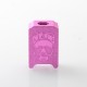 Monarchy Inverted Skull Style Boro Tank for SXK BB / Billet AIO Box Mod Kit - Pink, Aluminum Alloy