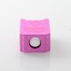 Monarchy Inverted Skull Style Boro Tank for SXK BB / Billet AIO Box Mod Kit - Pink, Aluminum Alloy