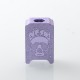 Monarchy Inverted Skull Style Boro Tank for SXK BB / Billet AIO Box Mod Kit - Purple, Aluminum Alloy
