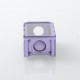 Monarchy Inverted Skull Style Boro Tank for SXK BB / Billet AIO Box Mod Kit - Purple, Aluminum Alloy