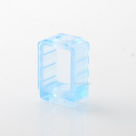 PRC Style Boro Tank for SXK BB / Billet AIO Box Mod Kit - Blue, Acrylic