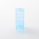 PRC Style Boro Tank for SXK BB / Billet AIO Box Mod Kit - Blue, Acrylic