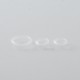 Rekavape Hybrid BBAIO Drip Tip for BB / Billet / Boro AIO Box Mod - Translucent, Stainless Steel + PC