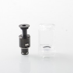 Mission KB2 Style RBA Tank Full Kit for DotAIO V1 / V2 - Black, Air Pins 1.0, 1.2, 2.0, 2.5, 3.0, 3.5, 4.3mm, 3.8ml