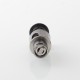 Mission KB2 Style RBA Tank Full Kit for DotAIO V1 / V2 - Black, Air Pins 1.0, 1.2, 2.0, 2.5, 3.0, 3.5, 4.3mm, 3.8ml