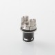 Mission KB2 Style RBA Tank Full Kit for DotAIO V1 / V2 - Black, Air Pins 1.0, 1.2, 2.0, 2.5, 3.0, 3.5, 4.3mm, 3.8ml