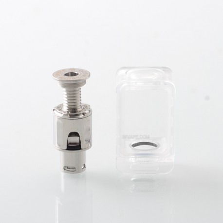 Mission KB2 Style RBA Tank Full Kit for DotAIO V1 / V2 - Sliver, Air Pins 1.0, 1.2, 2.0, 2.5, 3.0, 3.5, 4.3mm, 3.8ml