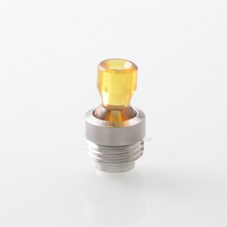 Never Normal Joystick Style for BB / Billet / Boro AIO Box Mod - Silver + Brown, 360 Degree Rotatable Mouthpiece, SS + PEI