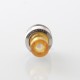 Never Normal Joystick Style for BB / Billet / Boro AIO Box Mod - Silver + Brown, 360 Degree Rotatable Mouthpiece, SS + PEI