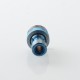 Never Normal Joystick Style for BB / Billet / Boro AIO Box Mod - Silver + Blue, 360 Degree Rotatable Mouthpiece, SS