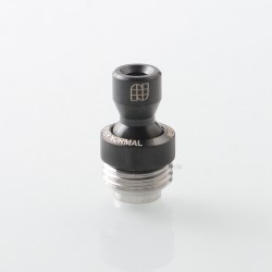 Never Normal Joystick Style for BB / Billet / Boro AIO Box Mod - Silver + Black, 360 Degree Rotatable Mouthpiece, SS