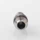 Never Normal Joystick Style for BB / Billet / Boro AIO Box Mod - Silver + Black, 360 Degree Rotatable Mouthpiece, SS
