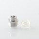 Wildtip Style Integrated Drip Tip for dotMod dotAIO V1 / V2 Pod - Translucent Light Yellow, SS + Acrylic