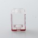 S-ProRo Style Boro Tank for SXK BB / Billet AIO Box Mod Kit - Red + Clear, Aluminum + Acrylic