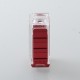 S-ProRo Style Boro Tank for SXK BB / Billet AIO Box Mod Kit - Red + Clear, Aluminum + Acrylic