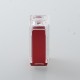 S-ProRo Style Boro Tank for SXK BB / Billet AIO Box Mod Kit - Red + Clear, Aluminum + Acrylic