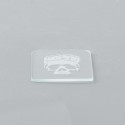 Replacement Tank Cover Plate for Boro / BB / Billet Tank - Skull Pattern, Glass