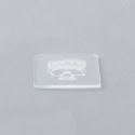 Replacement Tank Cover Plate for Boro / BB / Billet Tank - Skull Pattern, Glass