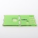 Monarchy Style Front + Back Door Panel Plates for BB / Billet Box Mod - Green, Acrylic, Round Hole (2 PCS)