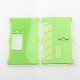 Monarchy Style Front + Back Door Panel Plates for BB / Billet Box Mod - Green, Acrylic, Square Hole (2 PCS)