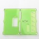 Monarchy Style Front + Back Door Panel Plates for BB / Billet Box Mod - Green, Acrylic, Square Hole (2 PCS)