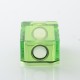 PRC Style Boro Tank for SXK BB / Billet AIO Box Mod Kit - Green, Acrylic