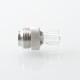 Never Normal Joystick Style for BB / Billet / Boro AIO Box Mod - Silver + Translucent, 360 Degree Rotatable Mouthpiece, SS + PC