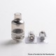 [Ships from Bonded Warehouse] Authentic Voopoo TPP Tank Atomizer - Gun Metal, 5.5ml, Zinc Alloy + PCTG, 0.15ohm / 0.2ohm