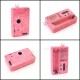 SXK BB Style 70W All-in-One VW Variable Wattage Box Mod Kit w/ USB Port - Pink Speckle, 1~70W, 1 x 18650, with 2023 Logo