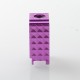 Authentic Ambition Mods 2.0 Boro Tank for SXK BB / Billet AIO Box Mod Kit - Rhombus Purple, Aluminum