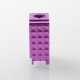 Authentic Ambition Mods 2.0 Boro Tank for SXK BB / Billet AIO Box Mod Kit - Rhombus Purple, Aluminum