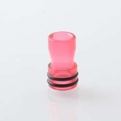 Monarchy Tapered Style 510 Drip Tip - Translucent Red, Acrylic