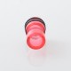 Monarchy Tapered Style 510 Drip Tip - Translucent Red, Acrylic