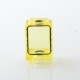 PRC Style Boro Tank for SXK BB / Billet AIO Box Mod Kit - Yellow, Acrylic