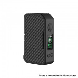 [Ships from Bonded Warehouse] Authentic Dovpo MVP 220W Vape Box Mod - Carbon Fiber Black, 5~220W, 2 x 18650