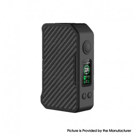 [Ships from Bonded Warehouse] Authentic Dovpo MVP 220W Vape Box Mod - Carbon Fiber Black, 5~220W, 2 x 18650