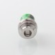 Rekavape Hybrid BBAIO Drip Tip for BB / Billet / Boro AIO Box Mod - Green, Stainless Steel + Resin