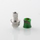 Rekavape Hybrid BBAIO Drip Tip for BB / Billet / Boro AIO Box Mod - Green, Stainless Steel + Resin