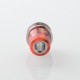Rekavape Hybrid BBAIO Drip Tip for BB / Billet / Boro AIO Box Mod - Red, Stainless Steel + Resin