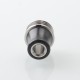 Rekavape Hybrid BBAIO Drip Tip for BB / Billet / Boro AIO Box Mod - Black, Stainless Steel + POM