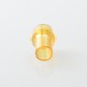 Monarchy J3s Style 510 Drip Tip for RDA / RTA / RDTA Atomizer - Brown, PEI