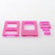 Authentic MK MODS Front + Back Door Panel Plates for Aspire Raga Aio Pod - Purple (2 PCS)