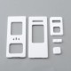 Authentic MK MODS Front + Back Door Panel Plates for Aspire Raga Aio Pod - White (2 PCS)