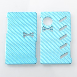 Authentic Rekavape ODB Replacement Front + Back Cover Panel Plate for dotAIO V2 - Tiffany Blue, Aluminum Alloy + Carbon Fiber