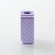 YFTK Boro Tank for SXK BB / Billet AIO Box Mod Kit - Purple, Aluminum Carbon Fiber Pattern Laser