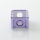 YFTK Boro Tank for SXK BB / Billet AIO Box Mod Kit - Purple, Aluminum Carbon Fiber Pattern Laser